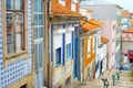 Porto traditional tiled street, Portugal