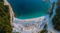 Porto Vathy Marble Beach in Thassos Island Greece