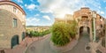 Porto Vecchio sunset skyline in Corsica Royalty Free Stock Photo