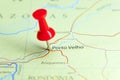 Porto Velho, Brazil pin on map Royalty Free Stock Photo