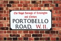 Portobello Road sign