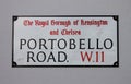 Portobello Road Street Sign