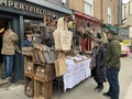 Portobello Road, the worldâs largest antiques market with over 1,000 dealers selling every kind of antique and collectible.