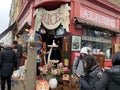 Portobello Road, the worldâs largest antiques market with over 1,000 dealers selling every kind of antique and collectible.