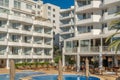 General view of the touristic company Portomar Apartments Royalty Free Stock Photo