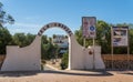 Main entrance of Cala Marsal beach Royalty Free Stock Photo