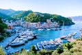 Portofino famous village bay, Italy colorful village Ligurian coast Royalty Free Stock Photo