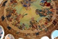 Portofino frescoed ceiling