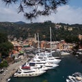 Portofino Harbour, marina, harbor, waterway, boat