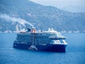 Celebrity Edge cruise ship in Portofino, Italy Royalty Free Stock Photo