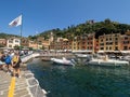 The port in Portofino, Italy