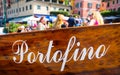 Portofino landmark detail Royalty Free Stock Photo