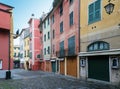 Portofino small houses with colorful facades
