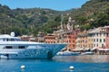 Portofino typical beautiful village with colorful houses in Italy