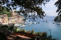 Portofino view in the harbour area