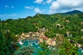 Portofino village on Ligurian coast, Italy