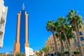 Portomaso business tower and apartment buildings at downtown. Malta, Europe