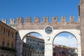 Portoni della Bra, medieval gate leading to the Piazza Bra