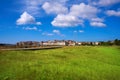 Portonovo Baltar beach in Pontevedra of Galicia Royalty Free Stock Photo