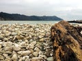 Portonovo beach in a Winter day