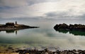 Portpatrick harbour looking out to sea Royalty Free Stock Photo