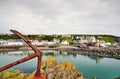 Portpatrick harbour and rusty anchor Royalty Free Stock Photo