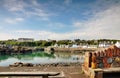 Portpatrick harbour on a summer day Royalty Free Stock Photo