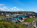 Portpatrick Harbour and Village Royalty Free Stock Photo