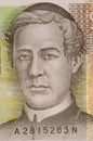 Portrait of 10 kuna croatian banknote