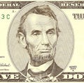 Portrait of Abraham Lincoln Royalty Free Stock Photo