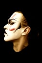 Portrait of the actor Kabuki Royalty Free Stock Photo