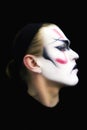 Portrait of the actor Kabuki Royalty Free Stock Photo