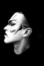 Portrait of the actor Kabuki Royalty Free Stock Photo