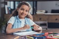 portrait of adorable african american girl Royalty Free Stock Photo