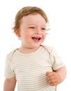 Portrait of adorable one year old boy Royalty Free Stock Photo