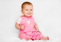 Portrait of adorableness. Little baby girl Royalty Free Stock Photo