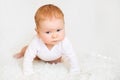 Portrait of adorableness. Little baby girl Royalty Free Stock Photo