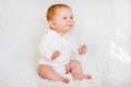 Portrait of adorableness. Little baby girl Royalty Free Stock Photo