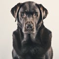 Portrait of Adult Chocolate Labrador Royalty Free Stock Photo