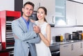 Portrait of adutl couple which is posing Royalty Free Stock Photo