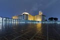 Istiqlal mosque at night