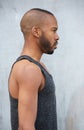 Portrait of an african american male model Royalty Free Stock Photo