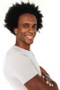 Portrait of an african american man smiling Royalty Free Stock Photo