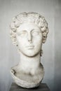 Portrait of Agrippina the younger, wife of the emperor Claudius Royalty Free Stock Photo