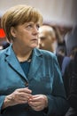 Portrait of Angela Merkel chancellor of Germany Royalty Free Stock Photo