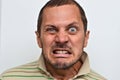 Portrait of a angry man Royalty Free Stock Photo