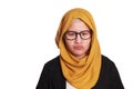 Angry Sullen Muslim Businesswoman