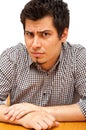 Portrait of angry young man Royalty Free Stock Photo