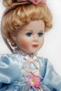 Portrait of antique porcelain doll face Royalty Free Stock Photo