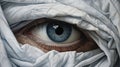 Scared Eyes: Hyperrealistic Art With Surrealistic Detail By David Michael Bowers Royalty Free Stock Photo